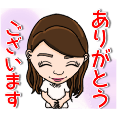 [LINEスタンプ] SmileRose みさこのスタンプ