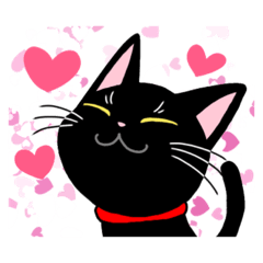 [LINEスタンプ] 黒猫舎のくろねこさん