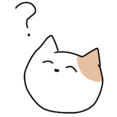 [LINEスタンプ] 茶白とび柄のネコ