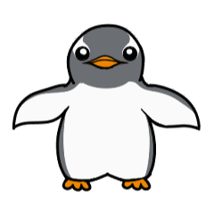 [LINEスタンプ] 動くペンギンスタンプ