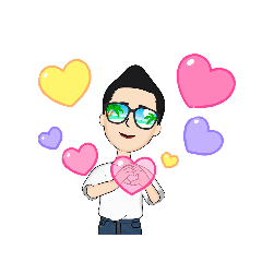 [LINEスタンプ] ヒロシ感激