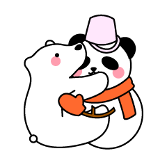 [LINEスタンプ] ぱんだるま PANDARUMA