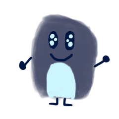 [LINEスタンプ] リトルブルーモンスター日常