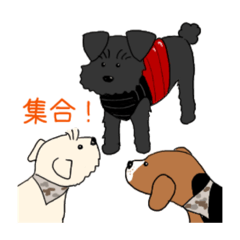 [LINEスタンプ] ジジとおともだち