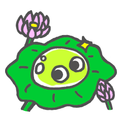 [LINEスタンプ] はっぱすらいむくん