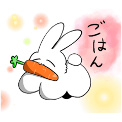 [LINEスタンプ] ゔさぎさんとぷさぎさんとてれぱしー