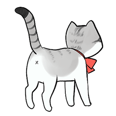 [LINEスタンプ] ねこ団子ちゃん