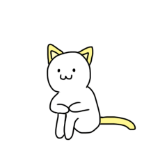 [LINEスタンプ] ねこちゃん(仮)