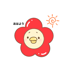 [LINEスタンプ] Flower birds