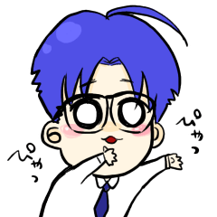 [LINEスタンプ] とにかくかわいい理系男子