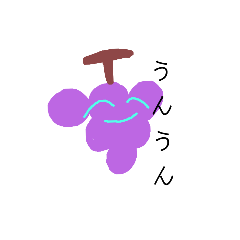 [LINEスタンプ] ニコリくだもの