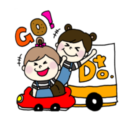 [LINEスタンプ] Donuts:Rin＆Goo 2.