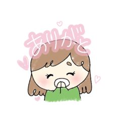 [LINEスタンプ] うちのお母さんの娘