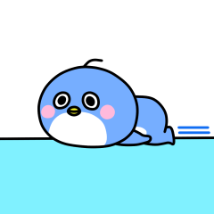 [LINEスタンプ] かわいいペンギン。 プヨ