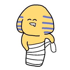 [LINEスタンプ] いつも楽しくスフィンクス