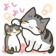 [LINEスタンプ] もっちりほっぺなねこ2