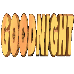 [LINEスタンプ] ★動く立体TEXT★GOODNIGHT01