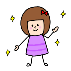 [LINEスタンプ] 毎日使える⭐︎おかっぱちゃんの日常会話