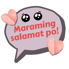 [LINEスタンプ] あいさつ tagalog