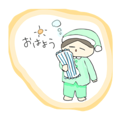 [LINEスタンプ] ekuboの日常