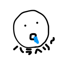 [LINEスタンプ] 表情筋ゆるゆるスタンプ