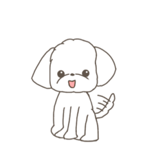 [LINEスタンプ] まるちーず。 おすわり