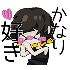 [LINEスタンプ] ボブヘアの謎の子スタンプ