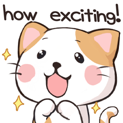 [LINEスタンプ] ココねこの怠惰な生活(英語版)