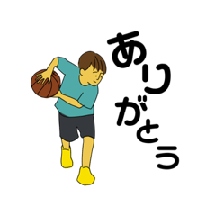 [LINEスタンプ] ミニバス mini  basketball