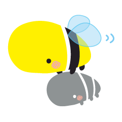 [LINEスタンプ] poco a poco ゆるい虫のスタンプ