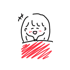 [LINEスタンプ] 4人のわたしちゃん。