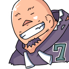 [LINEスタンプ] ただいま野郎7