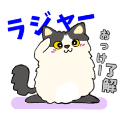 [LINEスタンプ] 毎日使えるモフねこさん