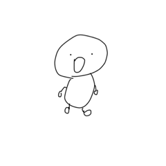 [LINEスタンプ] ぴよのらくがき