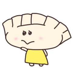 [LINEスタンプ] こんちは餃子のぎょざみちゃん