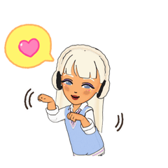 [LINEスタンプ] miyako stamp ganguro