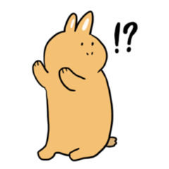 [LINEスタンプ] うさぎのくろみつくん