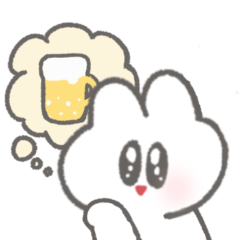 [LINEスタンプ] 酒飲みうさちゃん