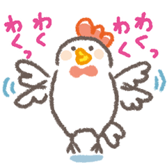 [LINEスタンプ] げんきなにわとりコケコケさん。【その2】