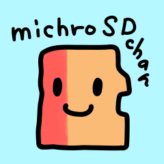 [LINEスタンプ] microSDちゃん