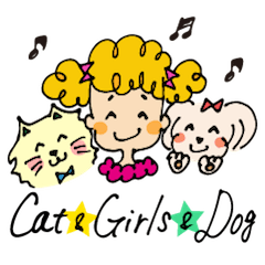 [LINEスタンプ] Cats＆Girls＆Dogs