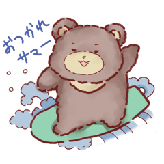 [LINEスタンプ] mokomoko bear〜日常編