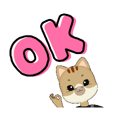 [LINEスタンプ] みかんずき・猫①