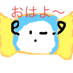 [LINEスタンプ] 真っ白大福っち！