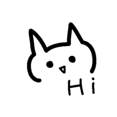 [LINEスタンプ] clever animal (cat)