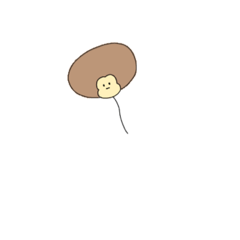 [LINEスタンプ] monkey balloon