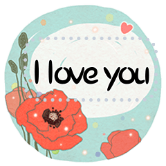 [LINEスタンプ] Message stickers with flowers