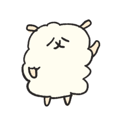 [LINEスタンプ] 羊のパパーン( 父 )の日常の画像（メイン）