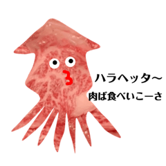 [LINEスタンプ] 今宵は佐賀でイカ祭り！