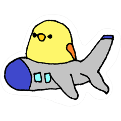 [LINEスタンプ] まんまるぷにぷにインコ